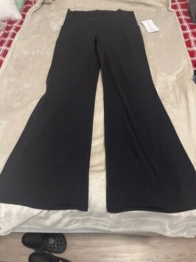 Athleta Black Boot-Cut Flare Ponte Pants